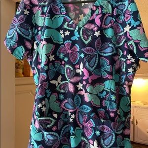 Never worn scrub top